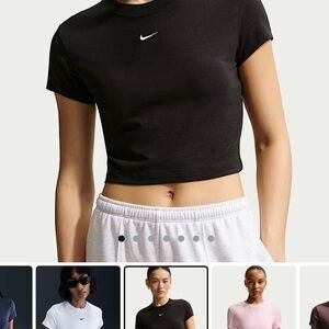 Nike Women's Classic Black Crop Top